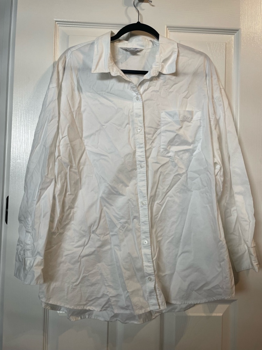 Old Navy White Boyfriend Shirt